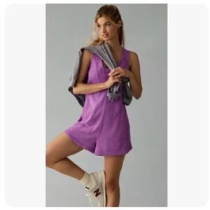 We The Free Purple Sleeveless Romper